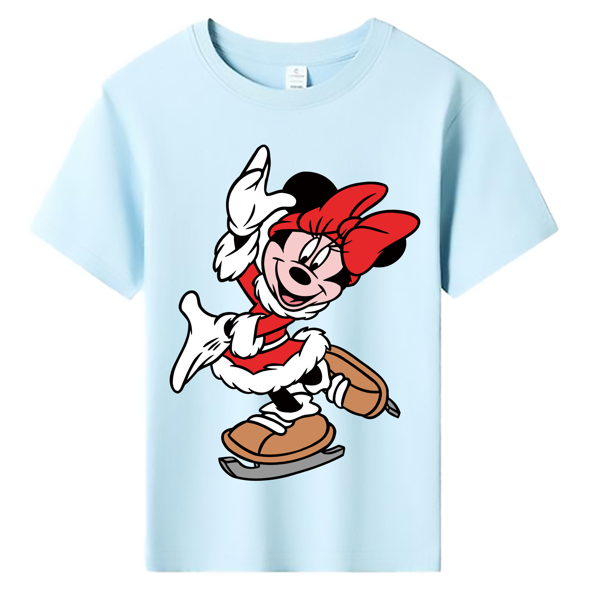 ミッキーマウス Mickey Mouse 綿100％キッズTシャツ（フロントプリント）